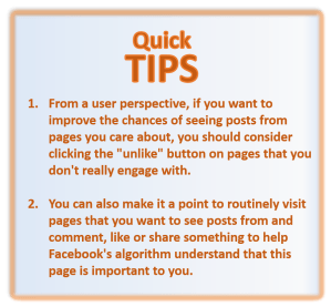 Quick Facebook Tips